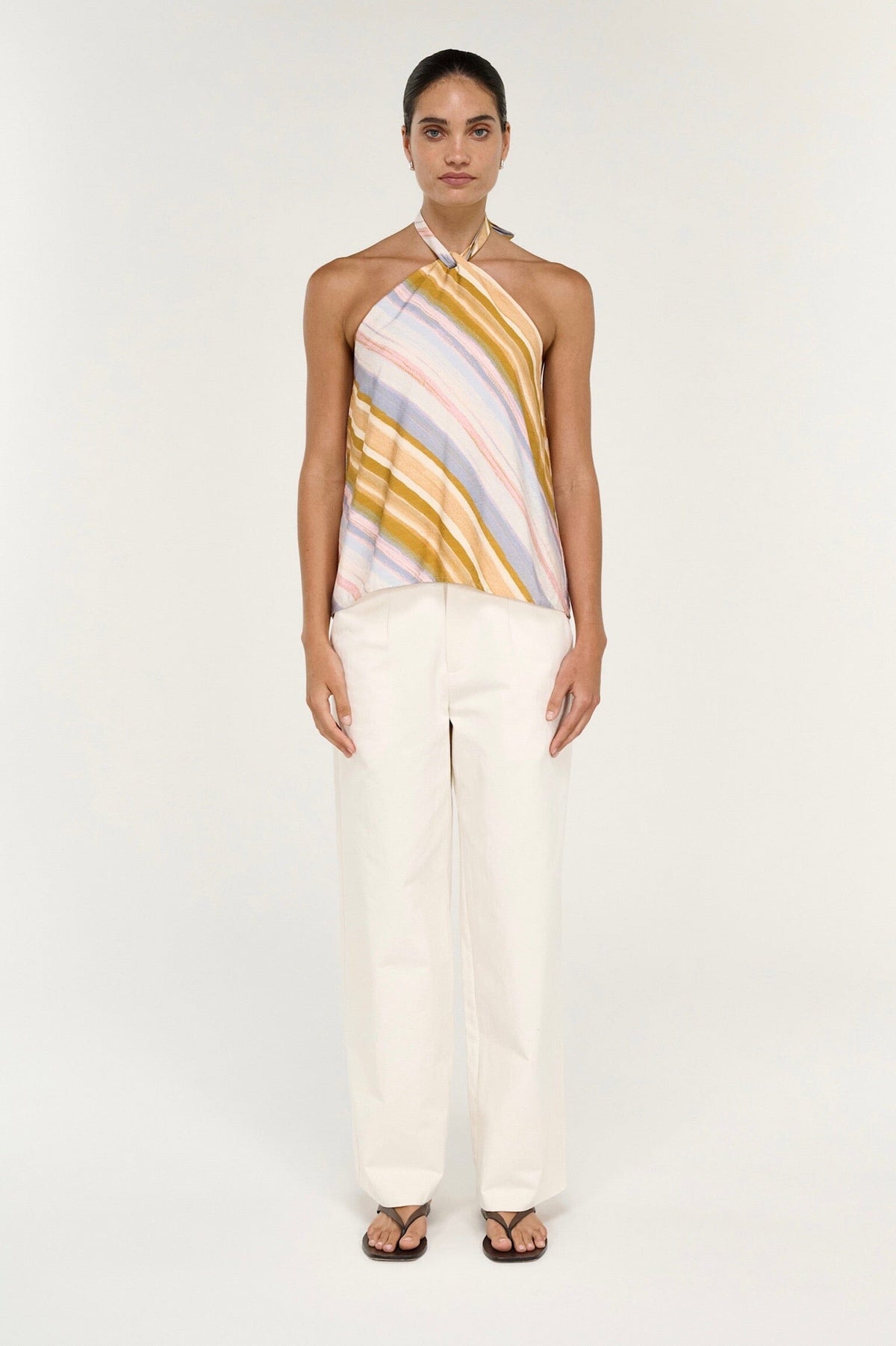 STAPLE THE LABEL Veda Halter Top TOPS