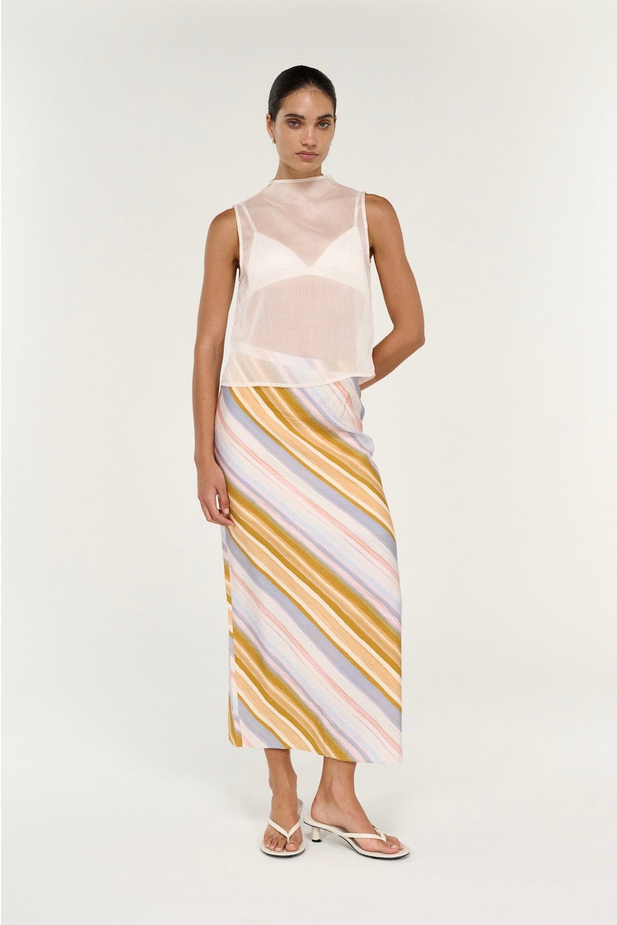 STAPLE THE LABEL Veda Midi Skirt BOTTOMS