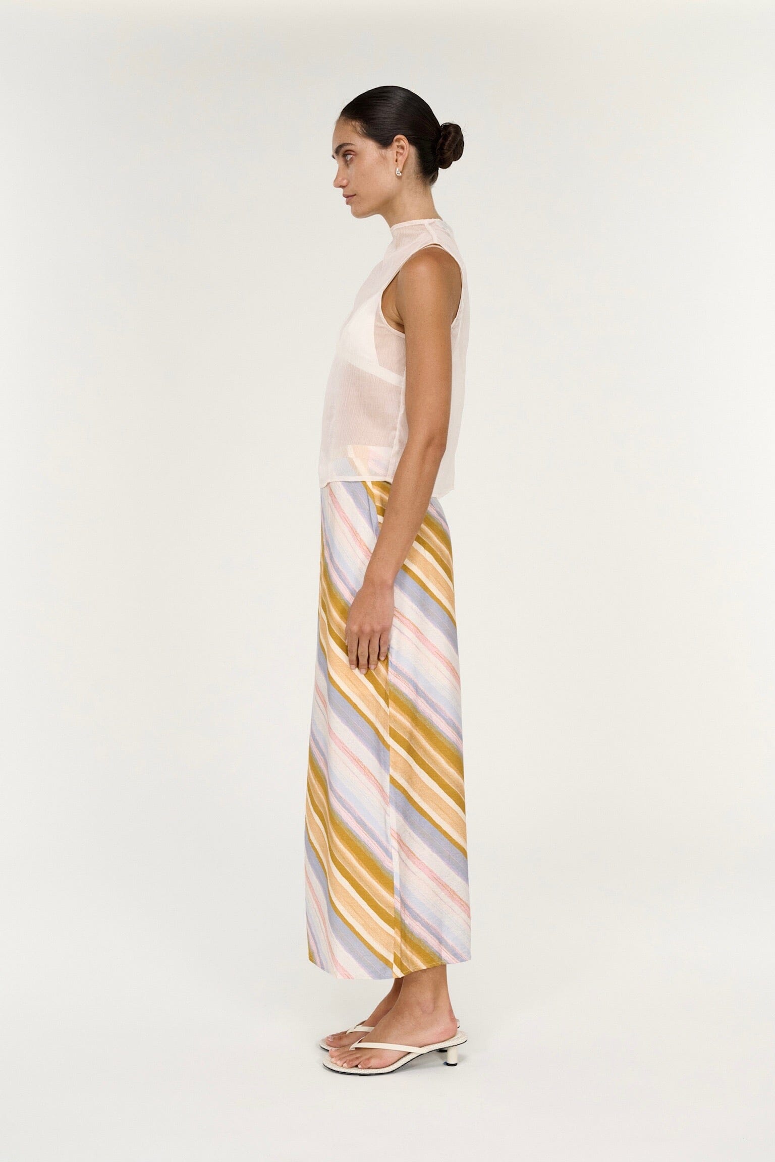 STAPLE THE LABEL Veda Midi Skirt BOTTOMS