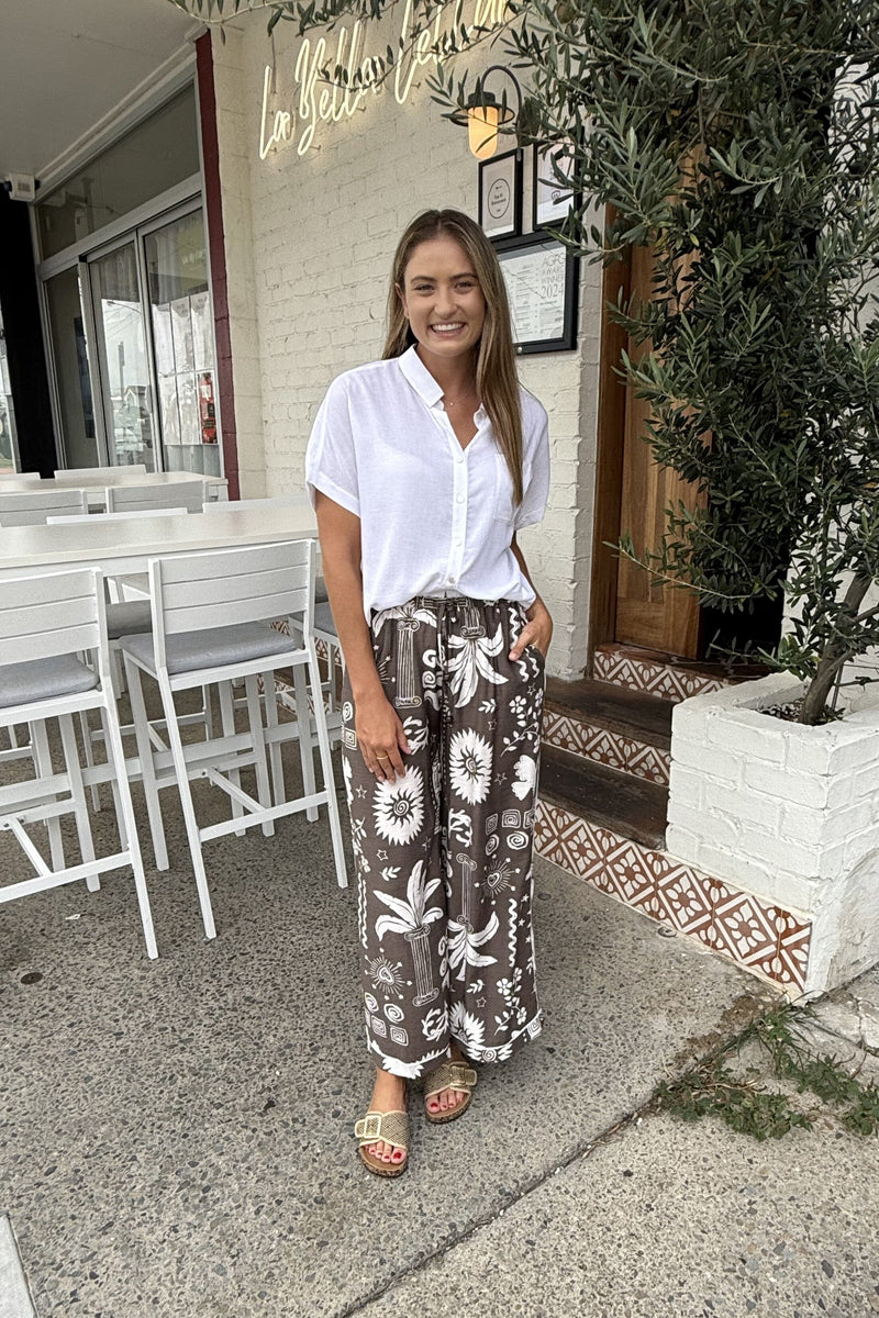 SUNNYGIRL Day to Night Shirt - White TOPS