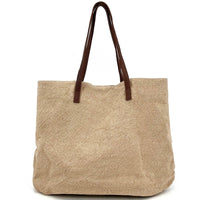 TRIFINE Carryall Tote Bag - Natural ACCESSORIES