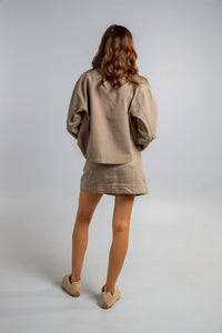 TWO FOLD Clare Denim Jacket - Olive JACKETS