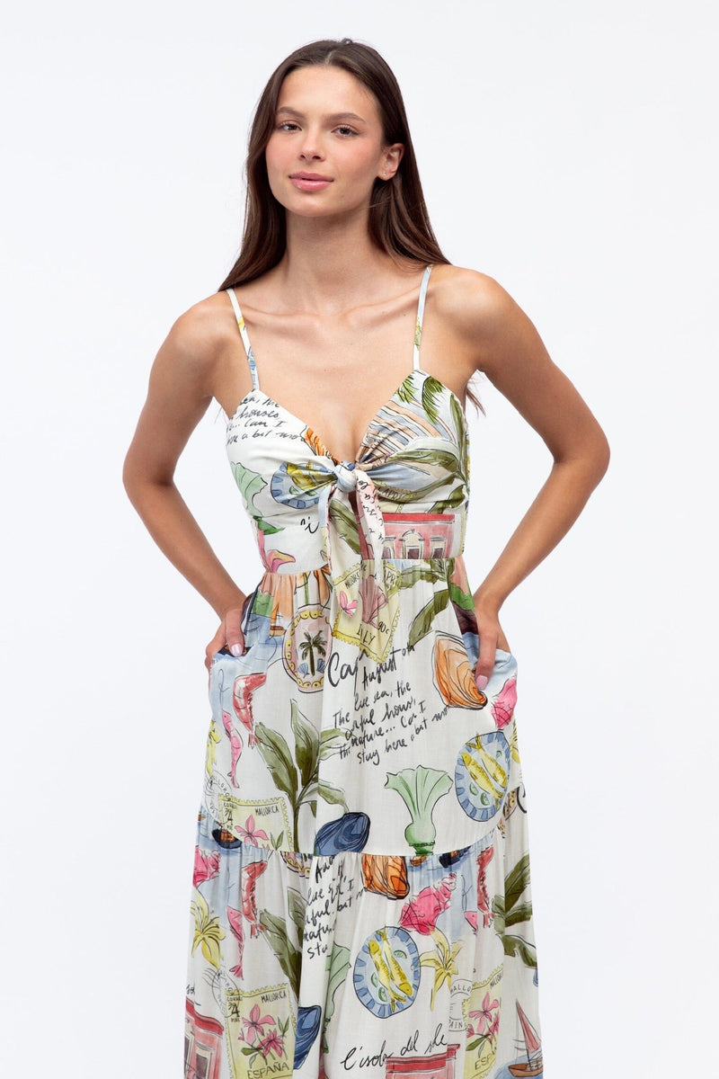 WHITE CLOSET Capri Maxi Dress DRESSES