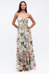 WHITE CLOSET Capri Maxi Dress DRESSES