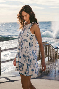 WHITE CLOSET Chantal Shift Mini Dress DRESSES