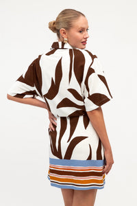 WHITE CLOSET Cocoa Cabana Shirt Dress DRESSES