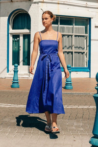 WHITE CLOSET Corfu Midi Dress DRESSES