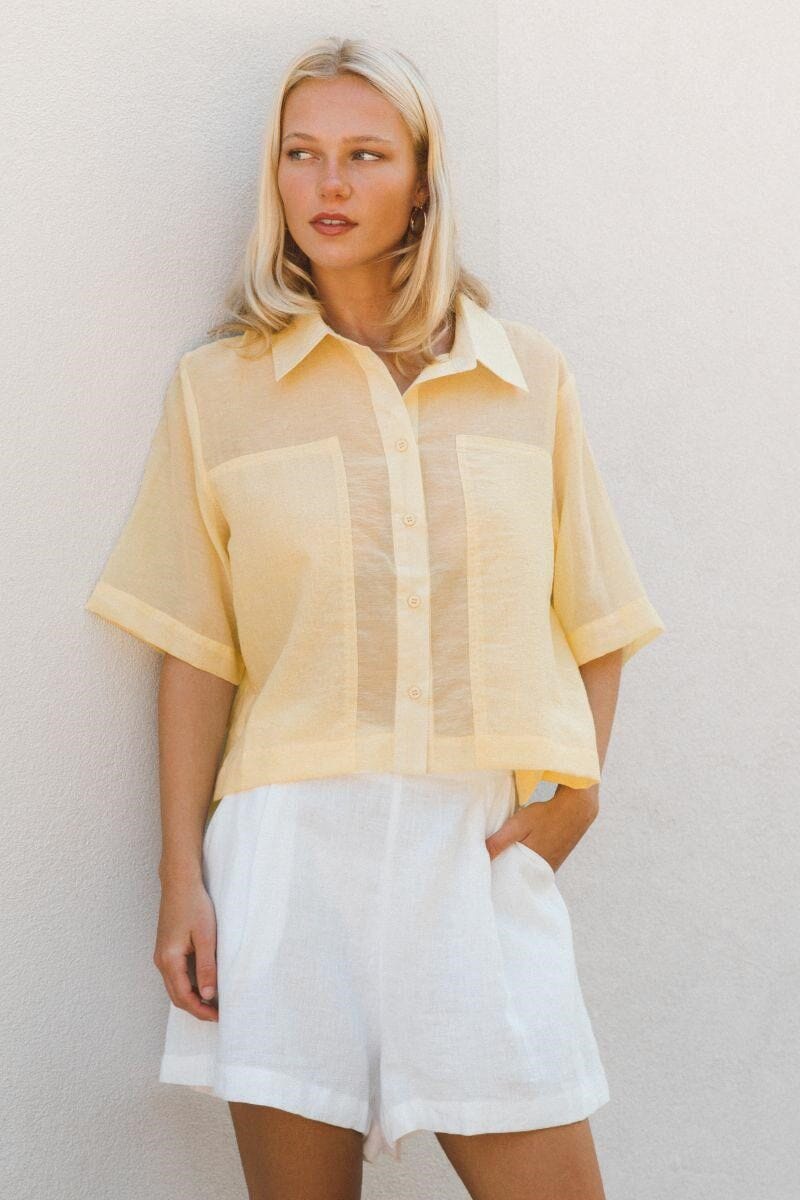 WHITE CLOSET Lette Shirt TOPS