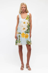 WHITE CLOSET Lush Bloom Mini Dress DRESSES