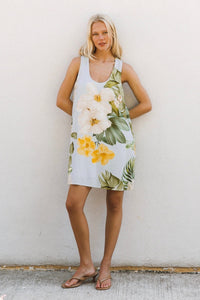 WHITE CLOSET Lush Bloom Mini Dress DRESSES