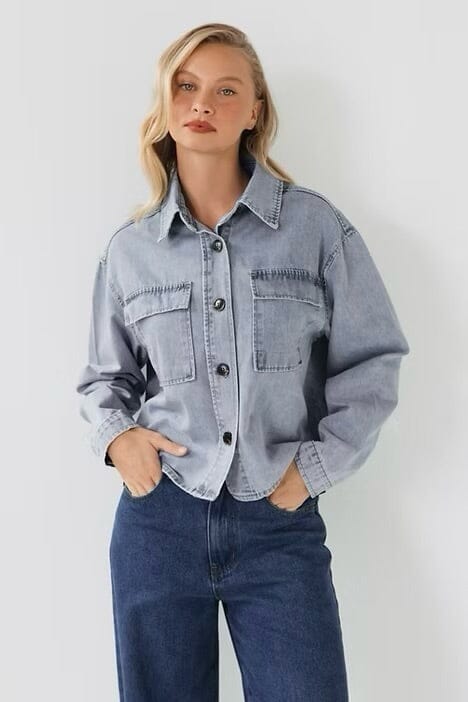 WHITE CLOSET Marley Denim Jacket TOPS