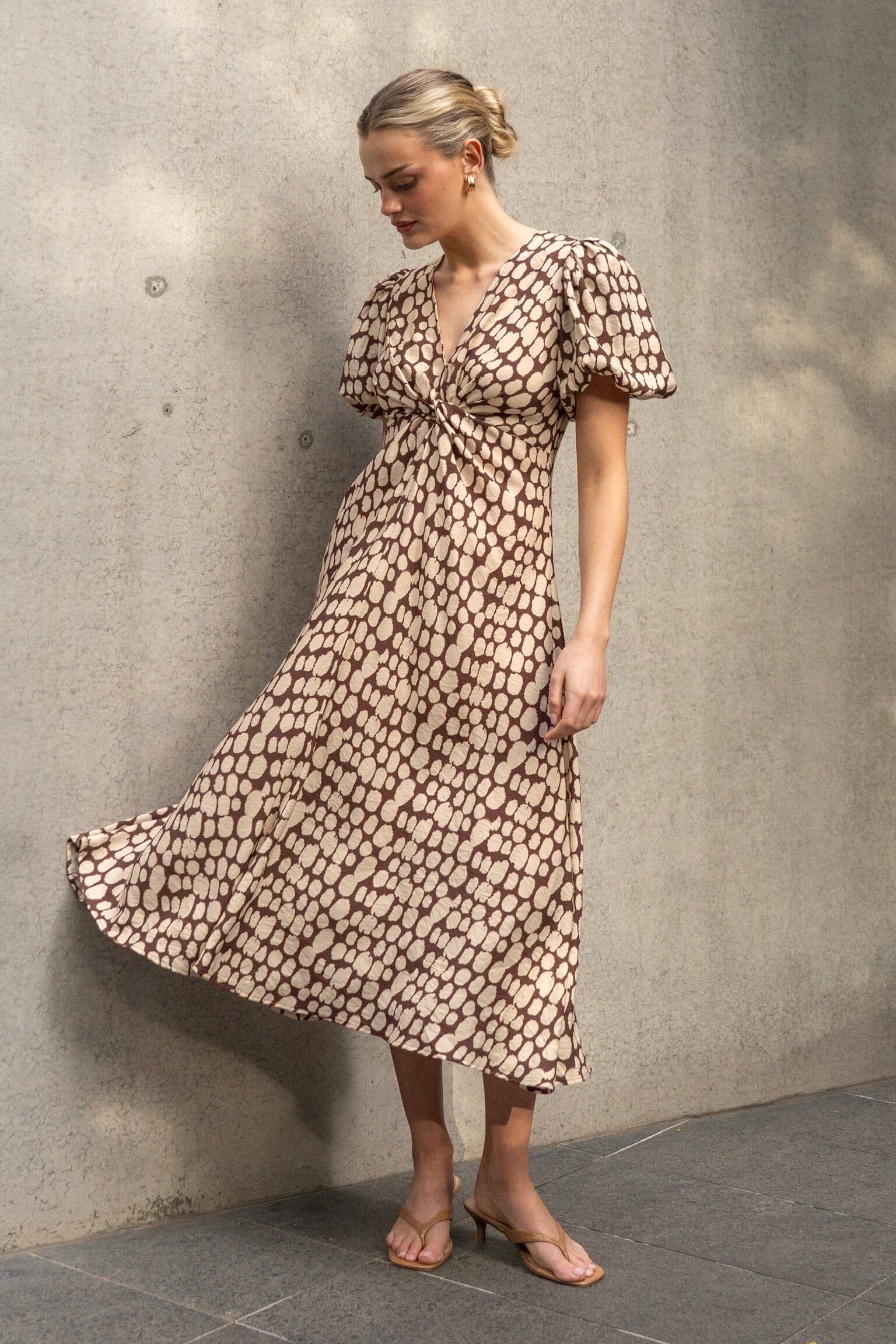WHITE CLOSET Rhea Midi Dress DRESSES