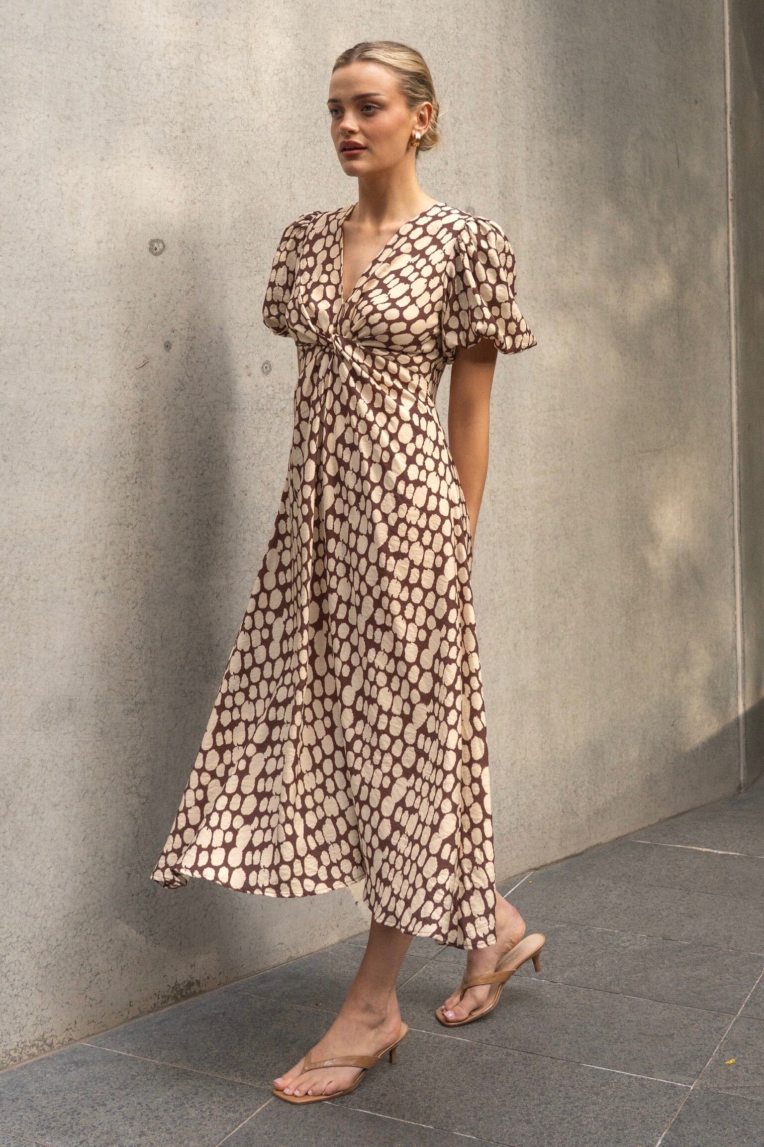 WHITE CLOSET Rhea Midi Dress DRESSES
