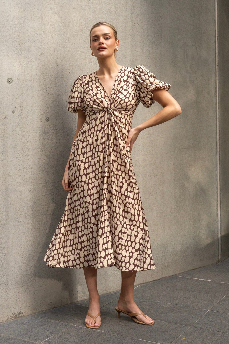 WHITE CLOSET Rhea Midi Dress DRESSES