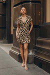 WHITE CLOSET Safari Wrap Dress DRESSES