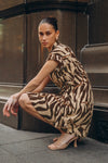 WHITE CLOSET Safari Wrap Dress DRESSES