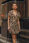 WHITE CLOSET Safari Wrap Dress DRESSES