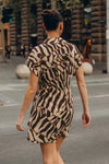 WHITE CLOSET Safari Wrap Dress DRESSES