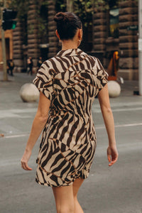 WHITE CLOSET Safari Wrap Dress DRESSES