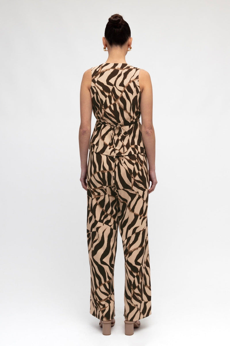 WHITE CLOSET Safari Wrap Top TOPS