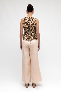 WHITE CLOSET Safari Wrap Top TOPS