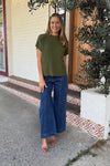 YOURS TRULY Jedda Knit Top - Green TOPS