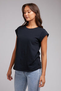 Silent Theory Lucy Tee - Black TOPS