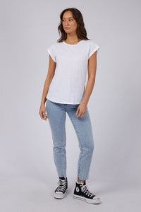 Silent Theory Lucy Tee - White TOPS